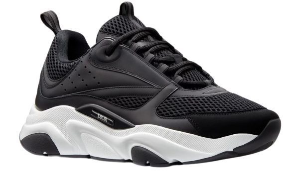 a black and white sneaker