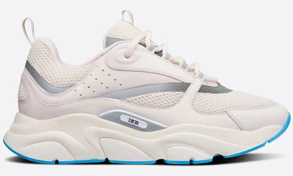 a white and grey sneaker