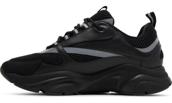 a black and grey sneaker