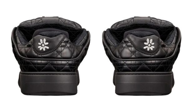 a pair of black shoes